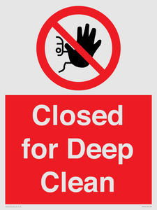 Closed for Deep Clean